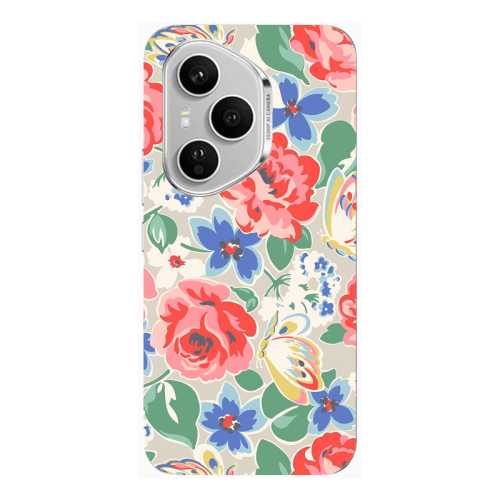 Honor Magic 400 Pro Lady roses Transparent Silicone TPU Θήκη